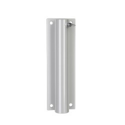 Supporto a muro verticale in ferro verniciato a polvere per aste portabandiera Ø 32 mm