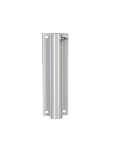 Supporto a muro verticale in ferro verniciato a polvere per aste portabandiera Ø 32 mm
