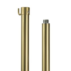 Asta per Bandiere in Ottone Gold Ø 22 mm in 2 Pezzi