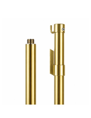 Asta per gonfaloni LUX in ottone Gold Ø 22 mm disponibile in diverse altezze