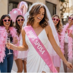 Fascia da Miss personalizzata in raso stampata a colori per concorsi ed eventi 2