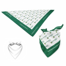 Foulard personalizzati stampati in sublimazione su tessuto Pongè