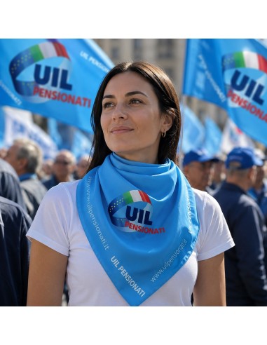 Foulard personalizzati da manifestazione in Pongè di poliestere 70 gr