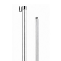 Asta per Bandiere in Alluminio Satinato Ø 22 mm
