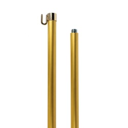 Asta per bandiere in alluminio verniciato Gold Ø 22 mm