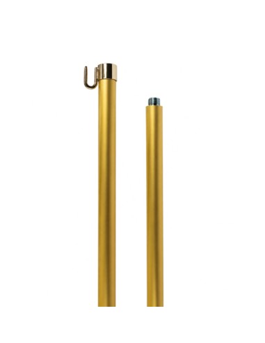 Asta per bandiere in alluminio verniciato Gold Ø 22 mm