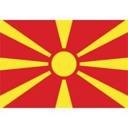 Bandiera Macedonia del Nord