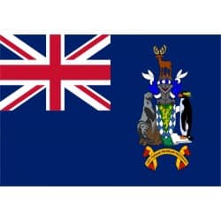 Bandiera Georgia del Sud e Isole Sandwich Australi