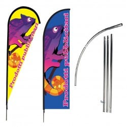 Bandiere con asta rigida