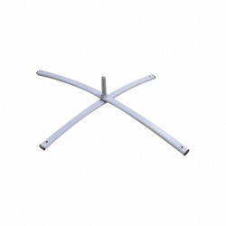 Base a Croce Satinata per Bandiere