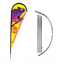 Aste rigide Ø 22 mm per bandiere a Goccia