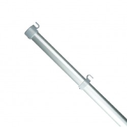 Aste per Bandiere in Alluminio Ø 22 mm con Ganci