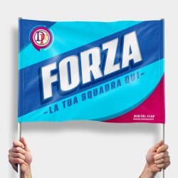 Stendardo da Stadio personalizzato con 2 aste