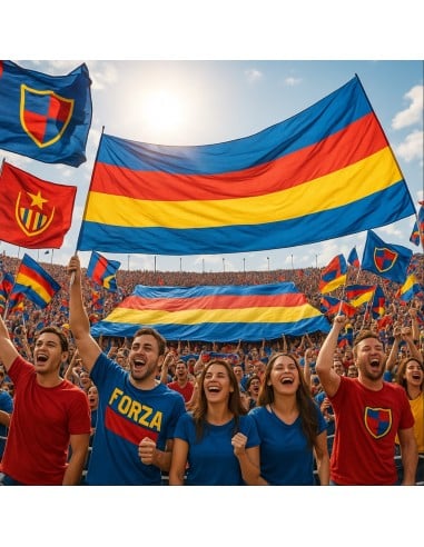 Bandiera da stadio a 2 aste