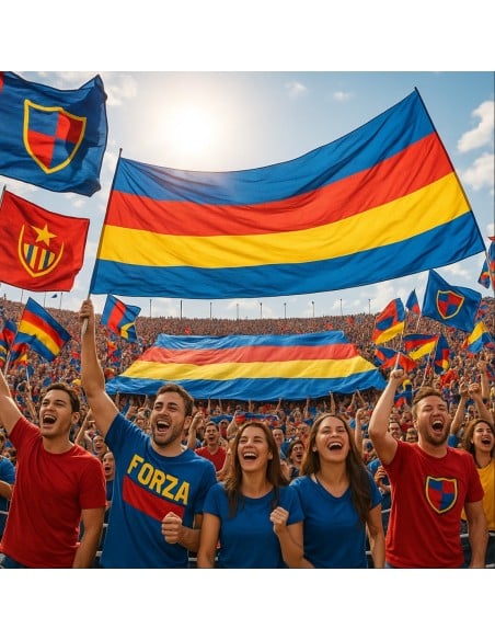 Bandiera da stadio a 2 aste