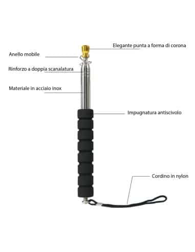 Asta Telescopica per Bandiera XL da 3 Metri in...