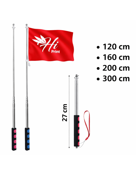 Bandiere per Guida Turistica Personalizzate con Asta