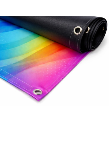 Striscione PVC Retro Black 450 gr personalizzato oscurante