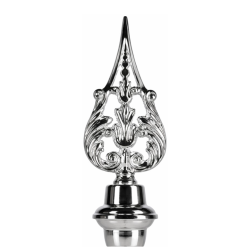 Lancia Grande in Ottone Cromato per Aste da Interno –...