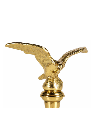 Aquila Alpini in Ottone Lucido per Aste da...