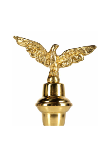 aquila ottone lucido per asta bandiera