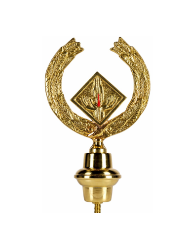 Emblema AVIS in Ottone Lucido per Aste da...