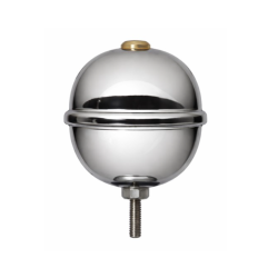 pomo cromato Ø 70 mm per asta bandiera