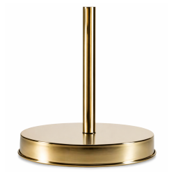 Base in Acciaio Inox Oro a 1 Posto Ø 280 mm per Aste Ø 22...