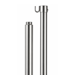 Asta per Bandiere in Ferro Cromato Ø 22 mm