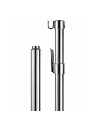 Asta per Gonfalone in Ferro Cromato Ø 22 mm