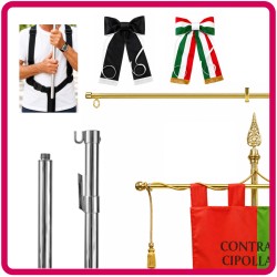 Strutture, Aste e Accessori per Gonfaloni