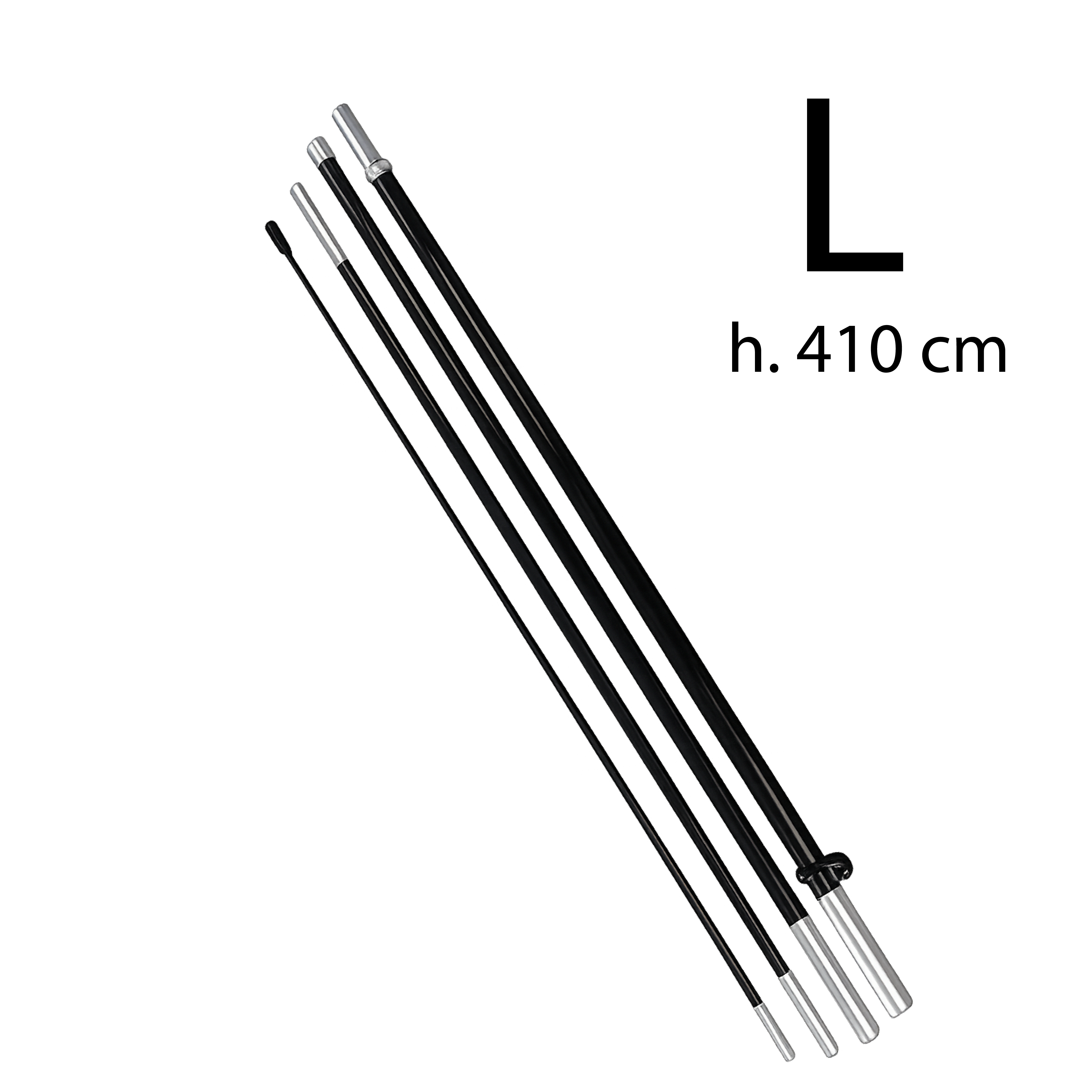 Asta in Fibra di Vetro modello L h. 410 cm