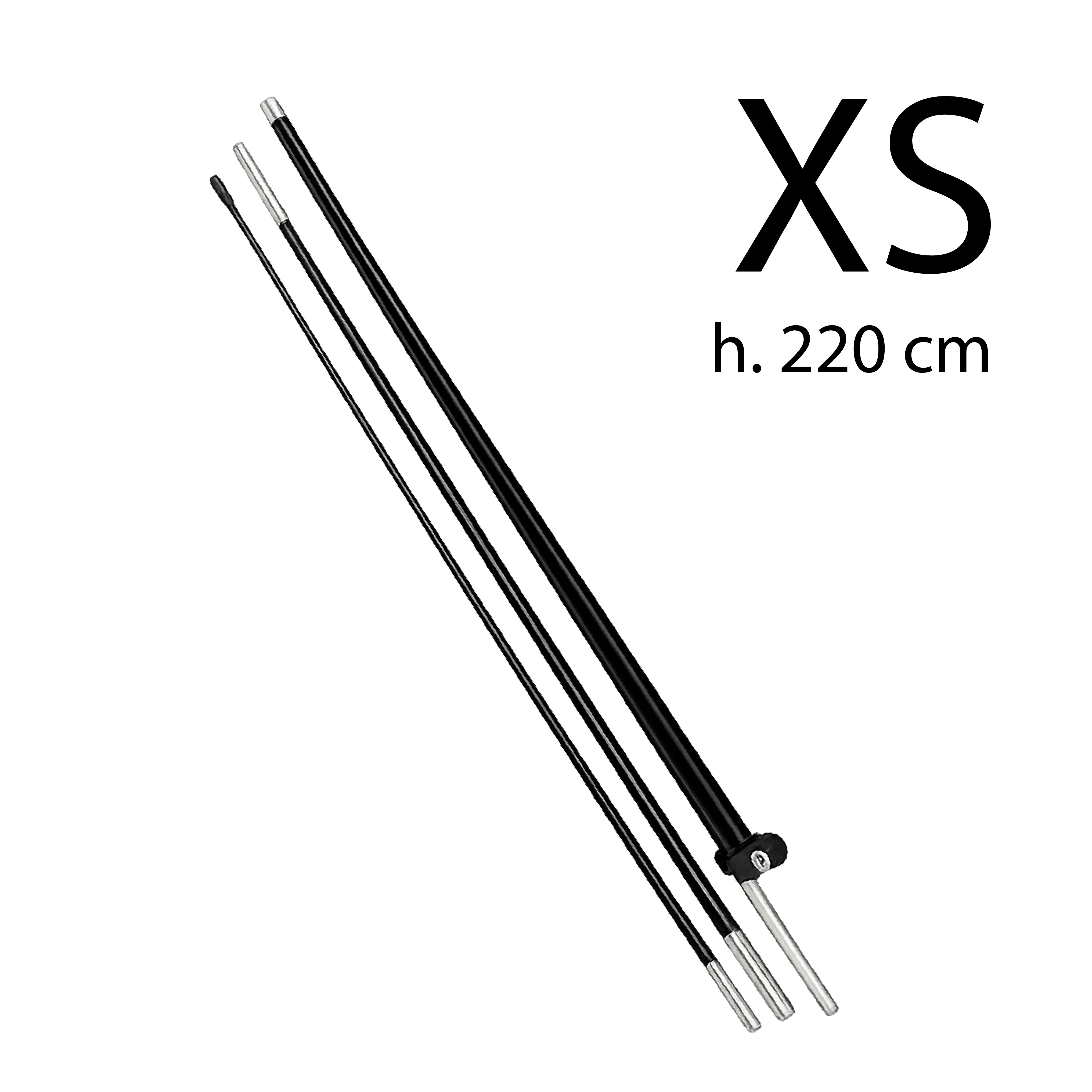 Asta in Fibra di Vetro modello XS h. 220 cm